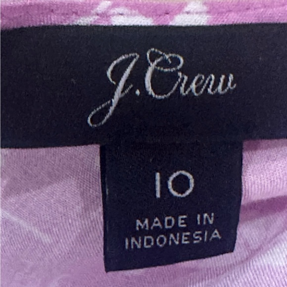 J. Crew Purple Floral Faux Wrap Ruffle Dress - Picture 9 of 11